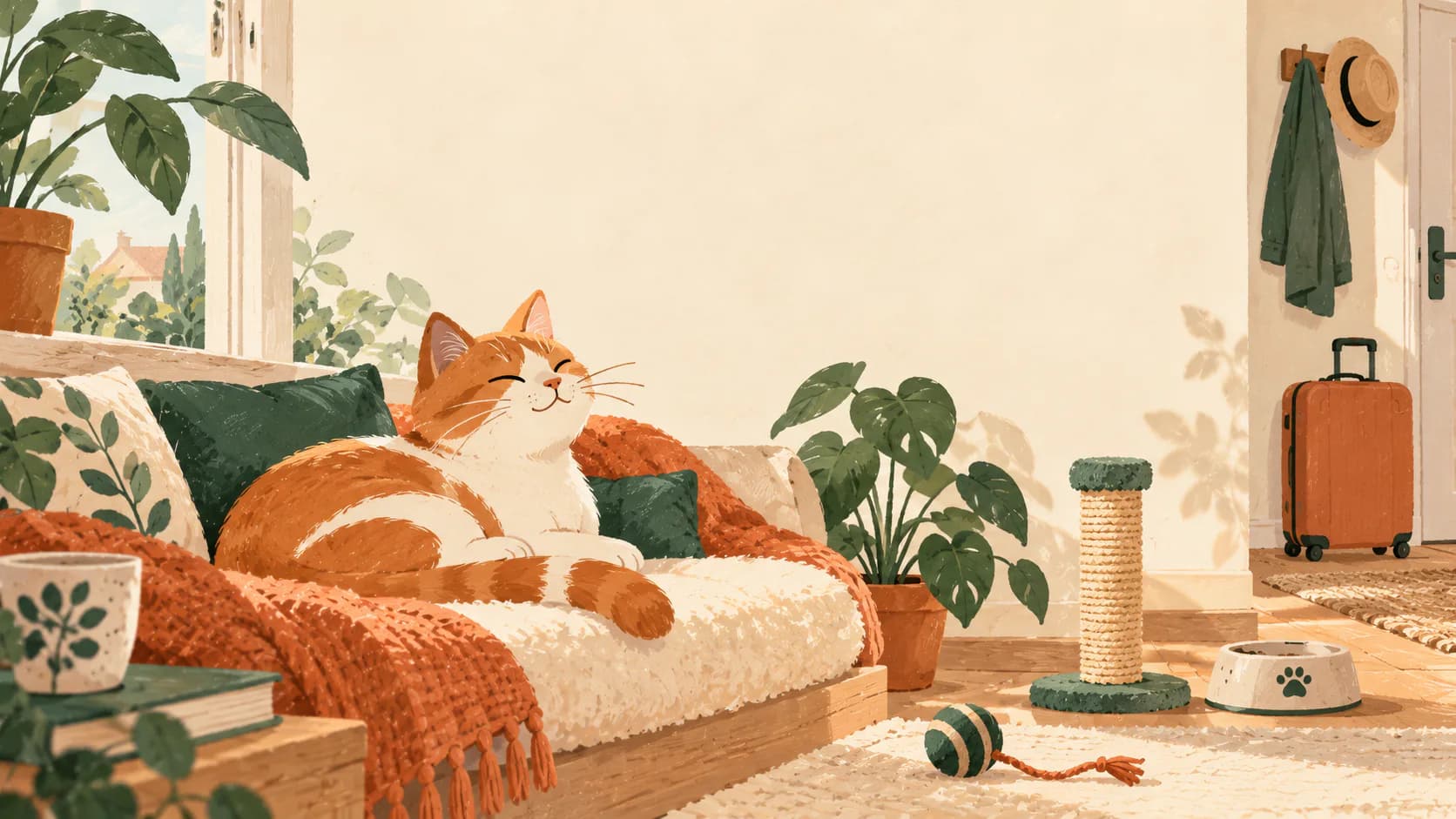Katze im Urlaub: Zuhause oder Pension?